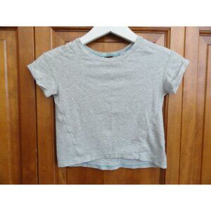 Ivivva by Lululemon Light Grey Short Boxy Tee - Girls 7